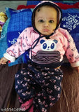 New born wool Flaw some panda dress