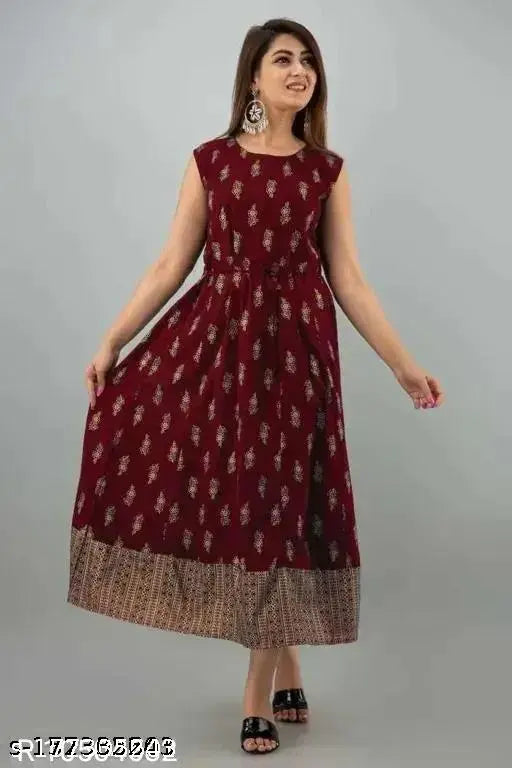 Blue rayon printed jacklin kurta with jacket, three-quarter sleeves, Indian fashion for women