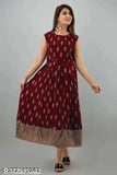 Blue rayon printed jacklin kurta with jacket, three-quarter sleeves, Indian fashion for women