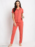Boston Club cotton nightsuit for women, hosiery fabric, short-sleeved pyjamas on clothing rack