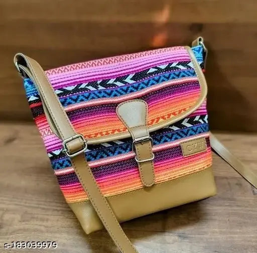 Colorful cross-body bag, suitable for women and girls