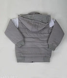 Beige hooded sweatshirt, zip closure