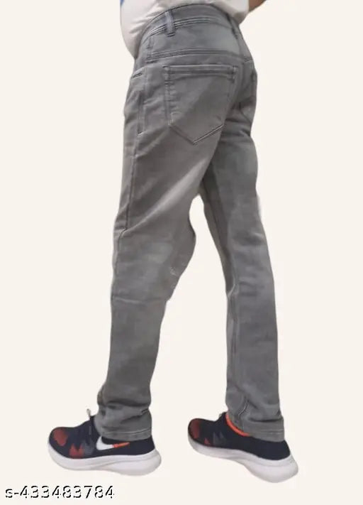 Men's solid denim jeans, size 28/30/32/34/36/38, Indian craftsmanship