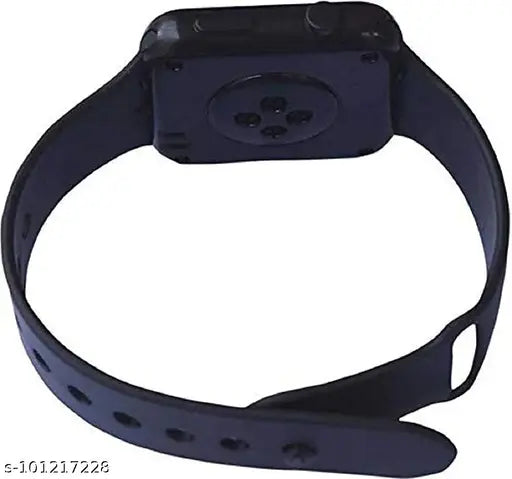 Black LED smartwatch with a digital display for kids, boys and girls
