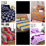 Sahaaja Traders bedding sets, king size 90x90 double beds, comforter set with matching pillowcases