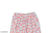 Pink Daskart pajama pants with a graphic design, packed in a set of four