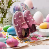 Colorful running shoes, slip-on design, suitable for outdoor activities, kids' sports shoes