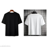 Dryfit/Polyester men's T-shirts pack (2), three-quarter sleeves, printed pattern, ideal for gym, jogging, athletic activities, sweat-resistant, quality inspected, summer wear, made in India