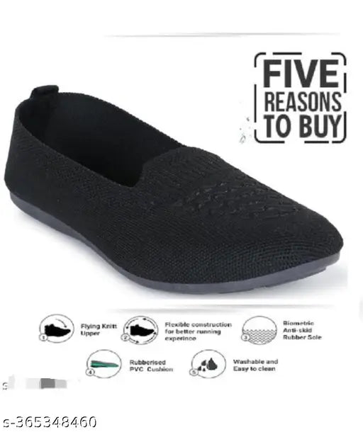 Textured mesh boat shoes, unique trendy bellies for everyday use, slip-on style