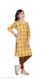 Fancy Morden cotton floral printed kurti for teens, soft & comfortable, India origin