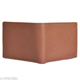 Black PU leather mini wallet for men, featuring 9 card slots and 2 compartments, free size (12cm x 8cm), made in India