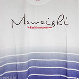 Mens casual cotton short sleeve printed T-shirt, size L, authentic MODIFY design from India