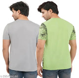 Polyester short-sleeve printed T-Shirt by SHAUN, popular Indian brand. Trendy, comfortable, and versatile fashion for men (S-9XL sizes)