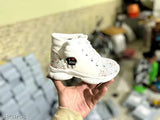 Synthetic trendy party shoes for kids (1-9 years), printed net design, lightweight and comfortable