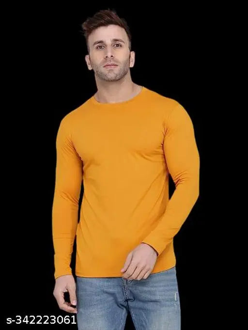 Nylon men's full-sleeve t-shirts (pack of 2), suitable for daily wear and gym