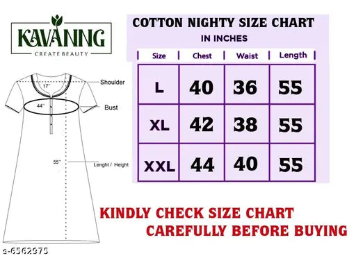 White cotton sleeveless nightdress set for women, pack of 2, free size (48in), India origin