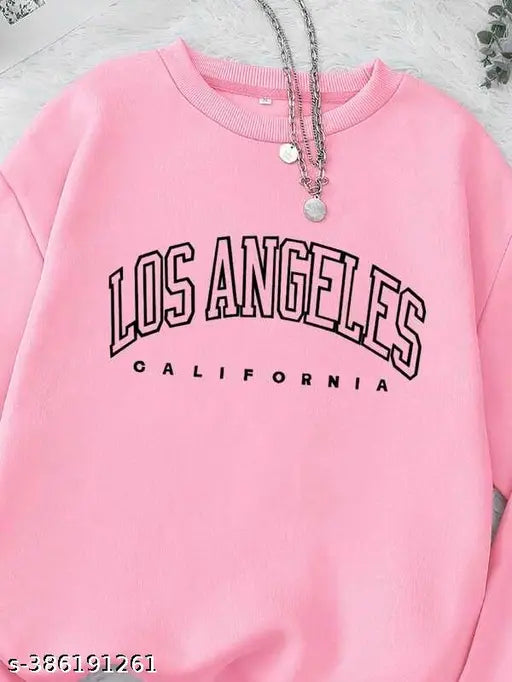 Polycotton girls sweatshirt, cute printed design for 10-16 years old