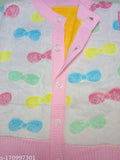 Wool printed net new born baby winter sweater with long sleeves, warm for 0-12 months