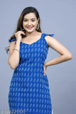 Green kurta with butterfly sleeve design