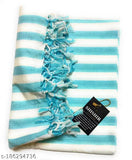 Bhagalpuri cotton striped top sheet, soft & breathable for all seasons (52x96 inches)