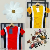 Men's regular fit nylon half sleeve T-shirt with printed design, short sleeves in size S, M, L, XL (origin: India)