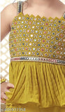 Georgette sequinned embroidered palazzo kurta set in vibrant festive wear colors for girls, India origin