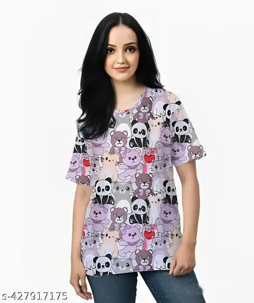Trendy oversized t-shirt for women