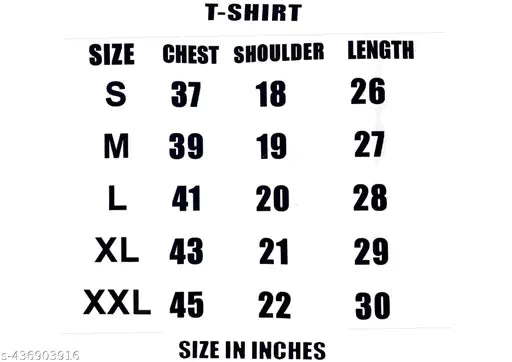 Polyester printed T-shirt for boys and men, JO HUMSE JALE THODA SIDE SE CHALE design on short sleeves, size chart available in 2nd image, made in India