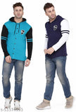 Multicolor cotton blend hoodie neck long sleeves T-shirt, perfect for casual outfits by Blisstone (India)