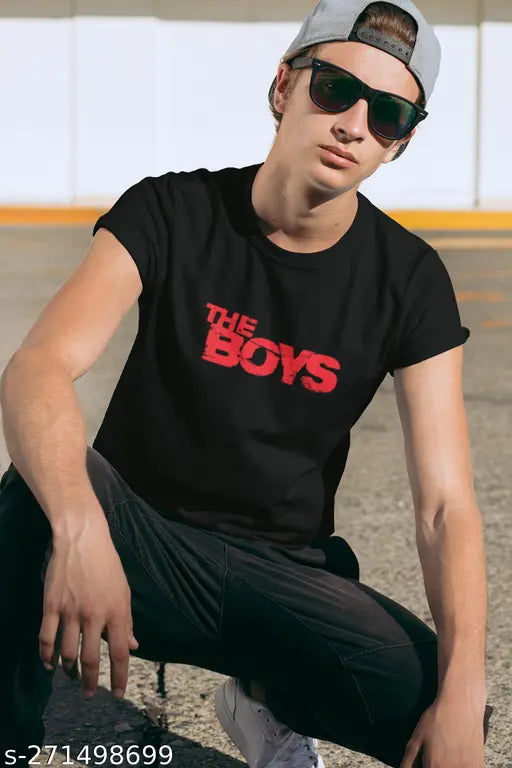 Scott International Men's printed cotton blend T-shirt, short sleeves, pre-shrunk, versatile fit, available in S, M, L, XL