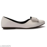 PU ballerinas for women - modern, attractive, slip-on design with chain and tassel detailing, Indian origin