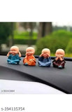 Resin Buddha statue, 2 inch tall, 4 piece set from India