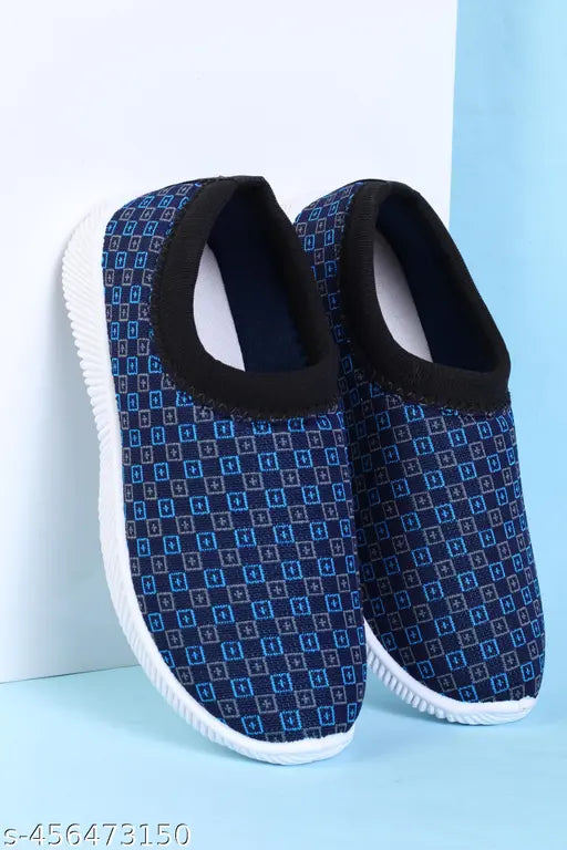 Printed textile ballerina slip-ons, comfortable belly shoes for women's party wear, India
