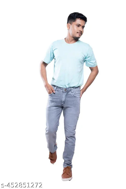 Denim men's jeans, dyed/washed, size options available: 28, 30, 32, 34, 36, 38, 40 (India)
