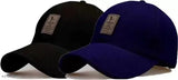 Adjustable Ediko brand cotton cap, black and blue for men and boys, featuring logo pattern