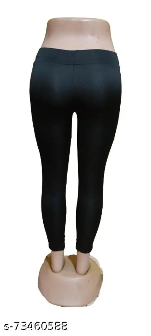 Acrylic sports jaggings for yoga, ZYM running, and other activities - solid net in 30", 32", or free size (Indian-made)