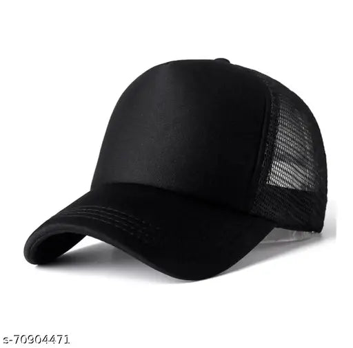 Handcuffs Caps solid cotton unisex baseball half-mesh adjustable cap - perfect for men and women's casual looks, ideal for gifting or daily wear