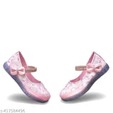 Colorblocked patent leather kids bellies with light Sole - TPR, adjustable with Velcro net, multi-color lights, various sizes for ages 5-10 years old, made in India