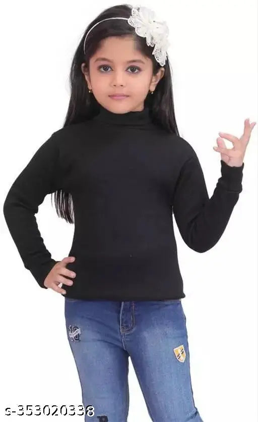 Nylon turtle high neck wool winter sweater, solid pattern for girls size 0-1 year to 78 years, perfect for chilly weather