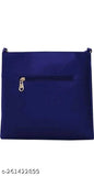 Traders blue canvas sling bag