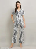 Tie Dye Cotton Night Suit - Colorful print pyjamas and shirt for men or women, ideal for comfortable sleepwear, made from quality cotton fabric, India origin