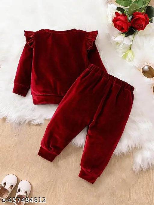 Agile viscose rayon solid sweater for girls (3-6M - 4-5Y), trendy clothing from India