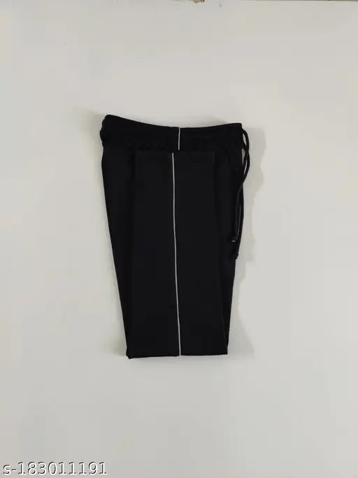 Black woolen leggings, lower waistband