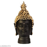 Resin Buddha statue pack of 2, decorative showpiece for home or office, Indian craftsmanship