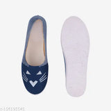 Printed women's casual bellies in sizes IND-4 to IND-9, trendy Indian fashion