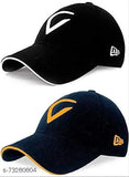Black baseball cap, white embossed logo