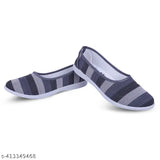 Mesh bellies, embellished comfortable ballerinas for women, India-made slip-on casual footwear