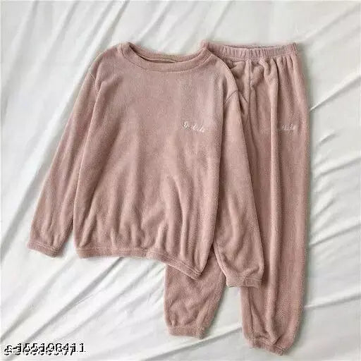 Wool winter nightsuit/nightdress, warm & classy pyjamas in various sizes, made in India