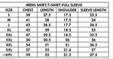 Grey cotton blend Wild West polo collar full sleeve t-shirt for men, printed design on front