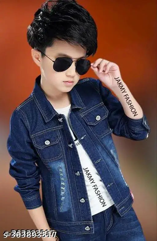 Normal Fabrik denim Jacket boys/Girl ( Winter Jackets for Kids::Toddler Outerwear::Children's Puffer Coats::)